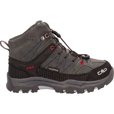 CMP Детски туристически обувки CMP Kid's Rigel Mid Trekking Shoes Waterproof Walking boots - Grey / Ferrari - размер 37 (EU) (702-3066-1620)