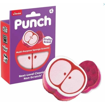 Vileda 182810 PUNCH Apple viacúčelová hubka 1ks