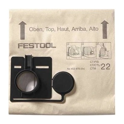 Festool FIS-CT 55/5 Filtrační vaky pro Festool CT 55 5 ks