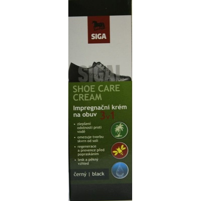 Sigal impregnační krém v tubě Bezbarvá 75 ml - černá