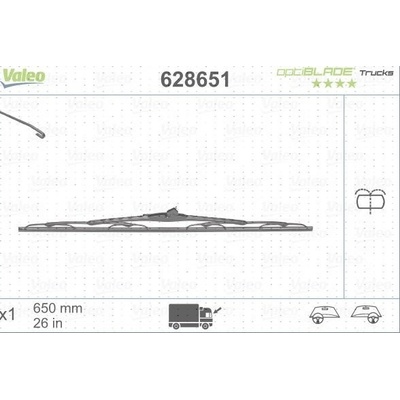 Valeo 650 mm VA 628651