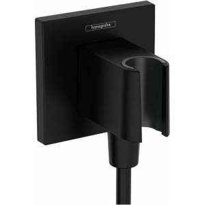 Hansgrohe Душ коляно Hansgrohe Fixfit с държач за душ, матово черно (26889670)