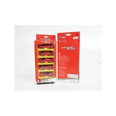 *BBURAGO metal, 1: 43, Ferrari Race+ Play 5-Pk