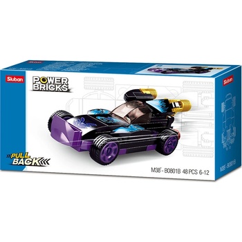 Sluban B0801B Natahovací auto Fialový Raptor