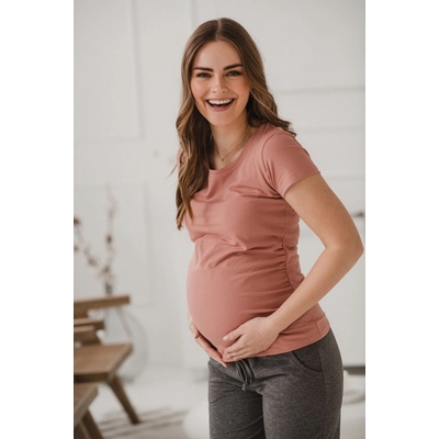 Tehotenské tričko Belly kr.rukáv Herbal Rose