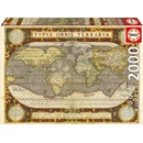 Educa Map of the World a Fix lepidlo 2000 dielov