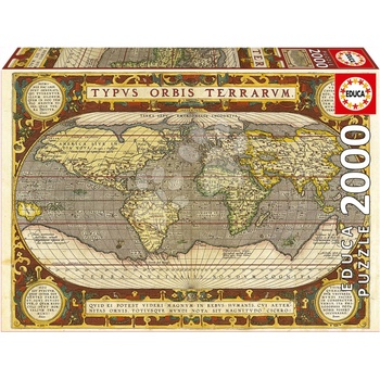 Educa Map of the World a Fix lepidlo 2000 dielov