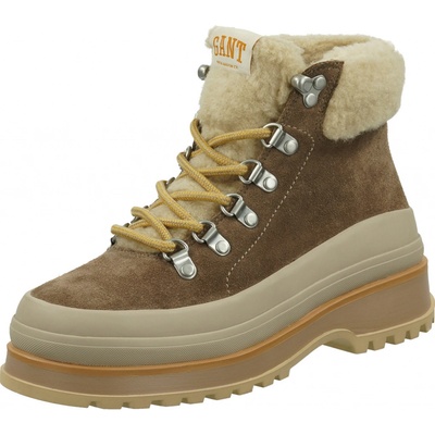 Gant Wintly dámske na platforme jemne zateplené 29543794 G183 hnedá