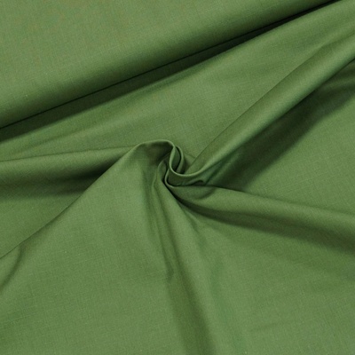Maskáčovina BONNIE UNI EL NyCo Ripstop, 195 g/m², jednobarevná khaki zelená, š. 160 cm (látka v metráži)