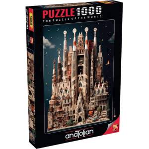 Anatolian Пъзел Anatolian от 1000 части - Саграда Фамилия (P1163)