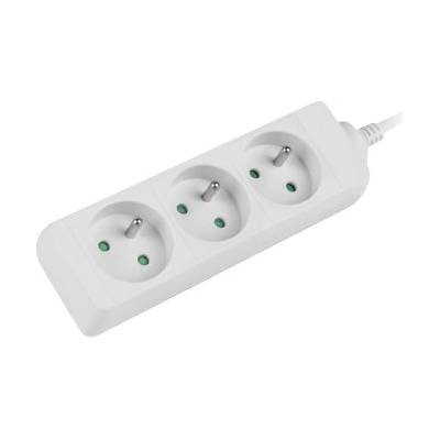 Lanberg бял разпределител 3 м, 3x 230 v (ps0-03e-0300-w) (ps0-03e-0300-w)