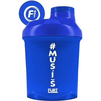 Fitness007 šejkr #musíšfurt 300 ml - modrá