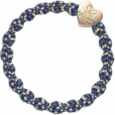 By Eloise London Metallic Gold Heart barva Blueberry