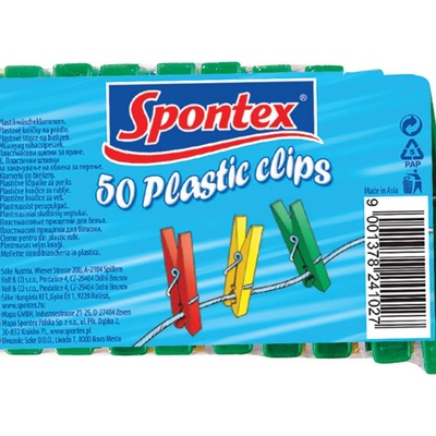 Spontex Kolíčky na prádlo plastové 20 ks – Zboží Dáma
