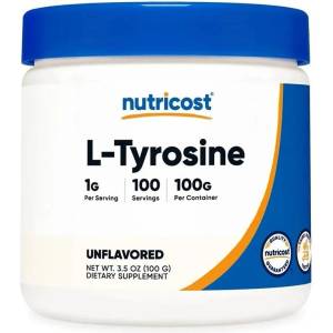 Nutricost L-Tyrosine, 100 g, Nutricost (57224 (037101) NC)