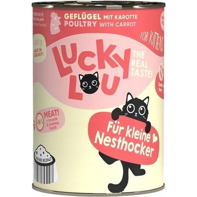 Lucky Lou Lifestage Kitten Hydina 400 g