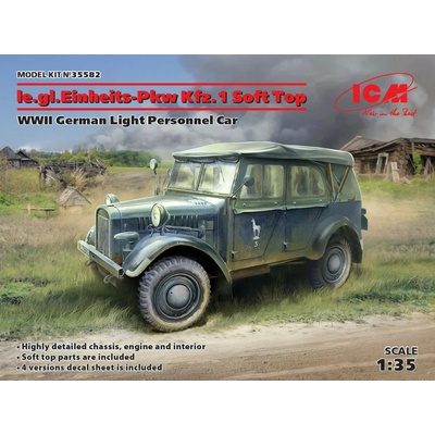ICM le.gl.Einheitz-Pkw Kfz.1 Soft Top 1:35