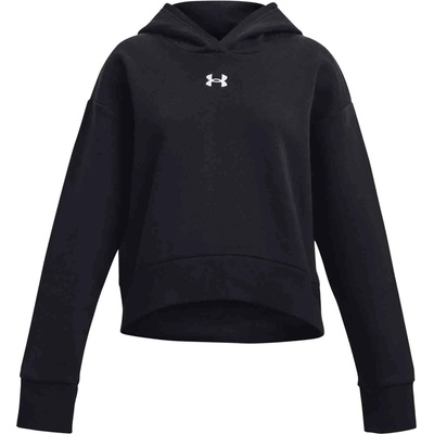 Under Armour Rival Fleece Crop Hoodie čierna