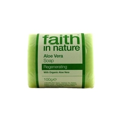 Faith in Nature rostlinné tuhé mydlo Aloe Vera 100 g