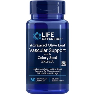 Life Extension Advanced Olive Leaf Vascular Support, 60 веге капсули, Life Extension