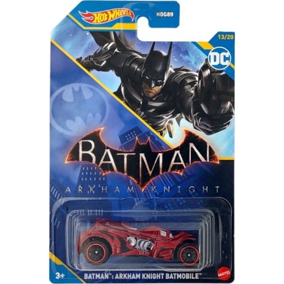 Hot Wheels tematické auto Batman DC The Dark Knight Batmobile