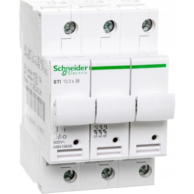 Schneider pojistkový odpínač STI 3P 25A pro pojistku 10,3 x 38 mm