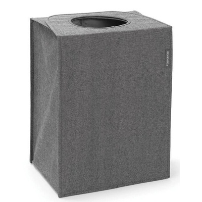 Brabantia Торба за пране правоъгълна Brabantia тъмносив меланж 55 l (BRAB120381)