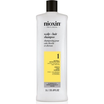 Nioxin System 1 šampon proti vypadávání vlasů 1000 ml