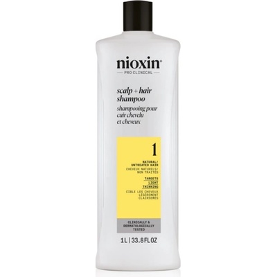 Nioxin System 1 šampon proti vypadávání vlasů 1000 ml
