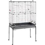 Ferplast Голяма клетка за птици Ferplast PLANETA черна - 99, 5 x 53 x 171, 5 см