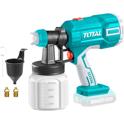 TOTAL Pistole stříkací na barvu AKU, 20V Li-ion, 2000mAh, bez baterie a nabíječky EXTTSGLI2003