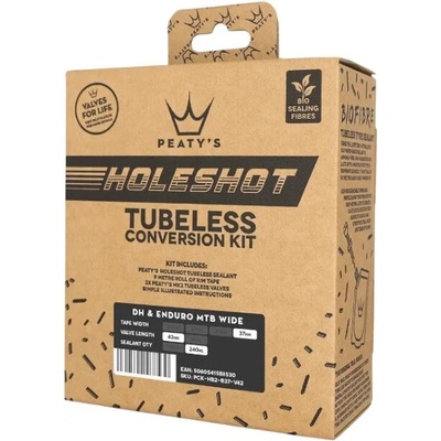 Peatys Holeshot Tubeless Conversion kit pre Enduro/DH Wide 37 mm