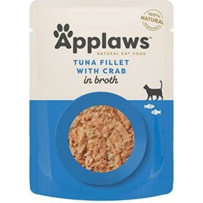 Applaws Cat Adult Broth tuňák s krabem 70 g