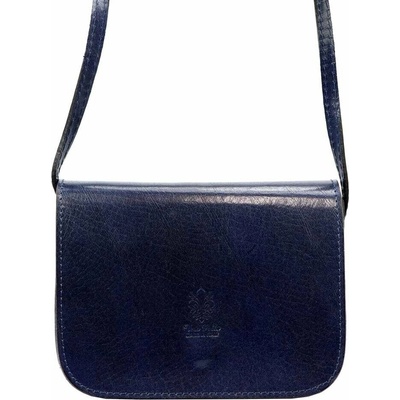 Dámska kožená kabelka Florence 43 navy blue