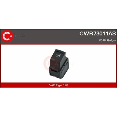 Spínač elektrického otvárania okien CASCO CWR73011AS