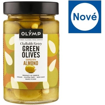 Olymp Zelené olivy s mandlí 320 g