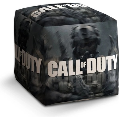 Sablio Taburet Cube Call of Duty Vojak: 40x40x40 cm