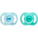 Tommee Tippee Ортодонтични залъгалки Tommee Tippee - Ultra Light Stay Put, 0-6 м, 2 броя, синя/зелена (433594) - baby