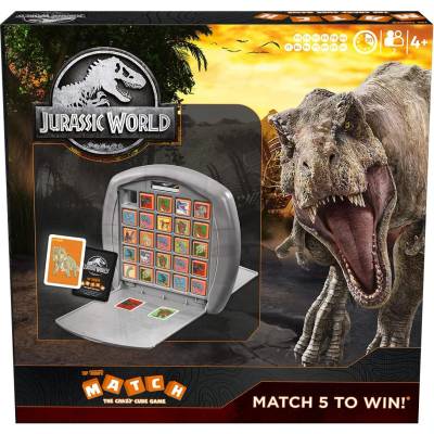 Winning Moves Игра с карти и кубчета Top Trumps Match - Jurassic World (WM02092)