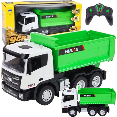 Huina RC sklápačzelený 1:18