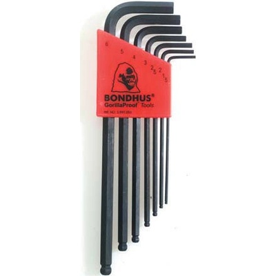 Bondhus Kľúč L 1.5-6 mm imbus s guličkou 7-dielna sada BLX7M 10992