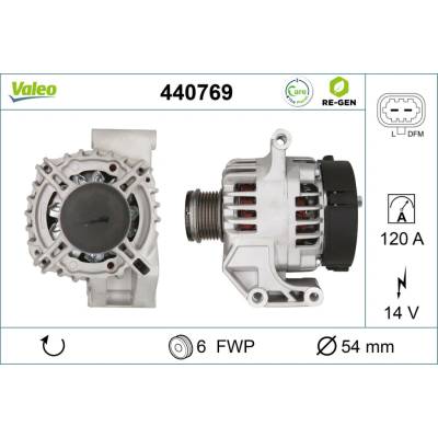 Alternátor VALEO 440769