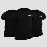 GymBeam Tениска Basic 3Pack Black XXXL - 3pack