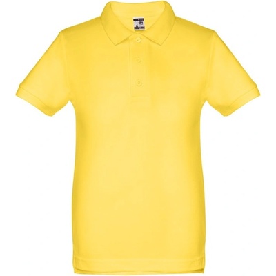 THC Adam Kids polo tričko s krátkým rukávem Žlutá