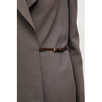 Answear. LAB Сако Answear. LAB в кафяво с едно копче с изчистен дизайн (TA0512.TOS)