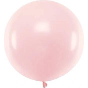 Image 1 of PartyDeco Кръгъл латексов балон светлорозов 60 см