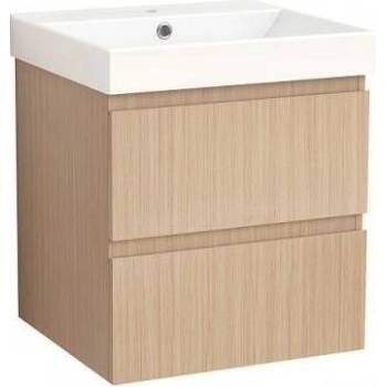 Inter Ceramic Конзолен PVC шкаф ALETTA-50 6037-50+УМИВ. 5953W-51CM, Inter Ceramic, 49x50x45см (6037-50+УМИВ. 5953W-51CM)