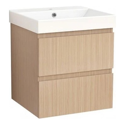 Inter Ceramic Конзолен PVC шкаф ALETTA-50 6037-50+УМИВ. 5953W-51CM, Inter Ceramic, 49x50x45см (6037-50+УМИВ. 5953W-51CM)