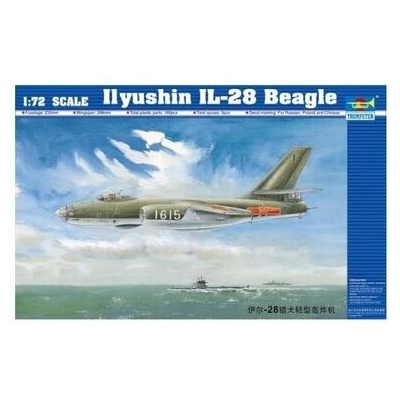 Trumpeter Ilyushin IL 28 Beagle Iljušin 01604 1:72