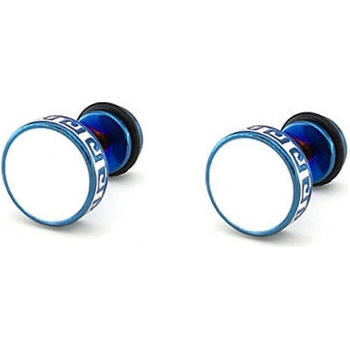 Steel Edge náušnice kôstky chirurgická oceľ WJHE74-10 Modrá